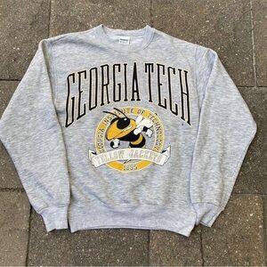 Vintage 90s Georgia Tech crewneck size small but fits like extra small